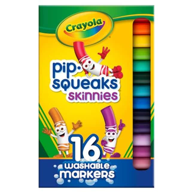 Image for article titled Crayola Washable Pip Squeaks Skinnies Markers (16ct), Now 11% Off