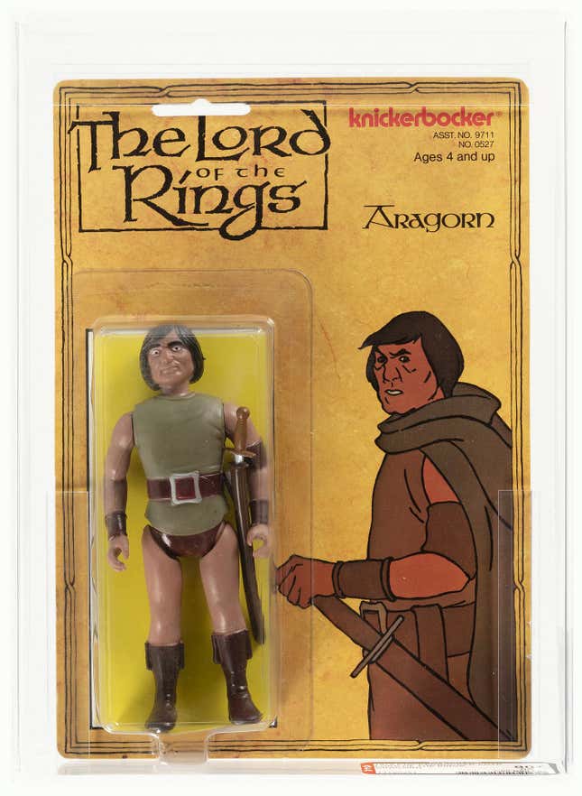 Image for article titled Hide Your Wallet From This Incredible Auction of Vintage Lord of the Rings Toys