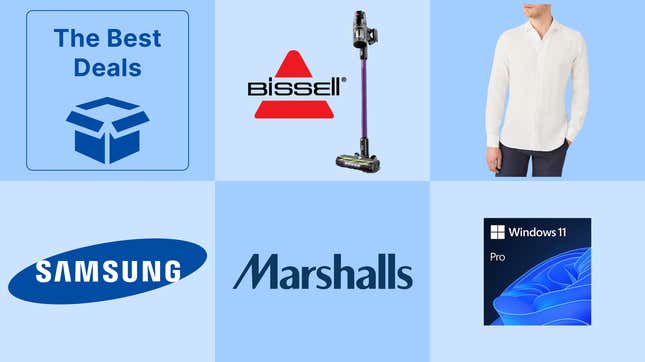 Image for article titled Best Deals of the Day: Samsung, Marshalls, Windows Pro 11, Luca Faloni, Bissell &amp; More