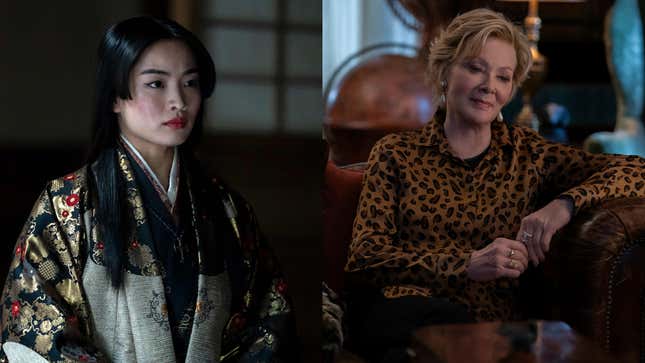 Anna Sawai in Shōgun; Jean Smart in Hacks