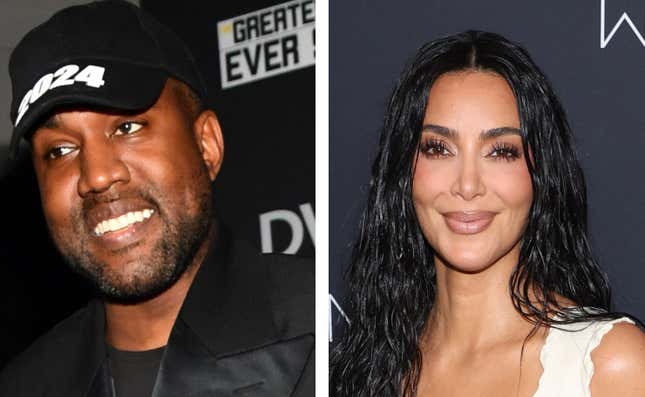 Image for article titled Is Kanye West Really Leaving Kim Kardashian to Be a ‘Single Mom?’