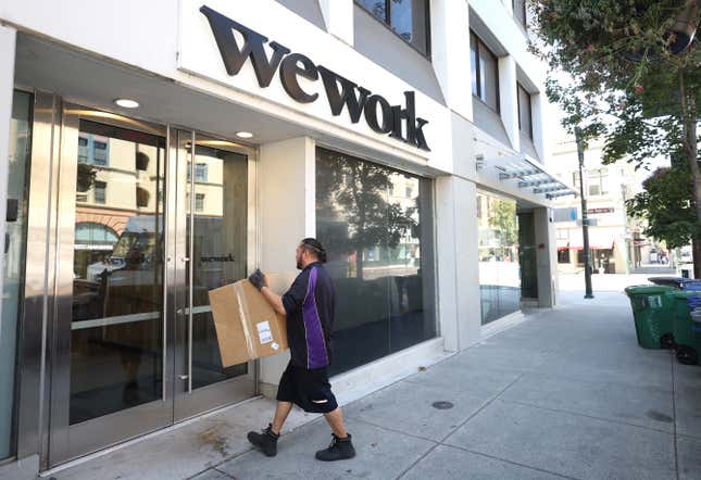 WeWork was once worth as much as $47 billion.