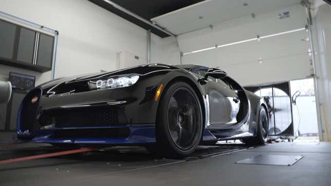 Image for article titled Watch The World&#39;s First Bugatti Chiron Dyno Test