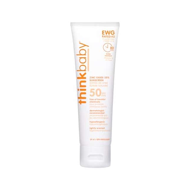 Image for article titled Thinkbaby SPF 50+ Baby Mineral Sunscreen, Now 25% Off