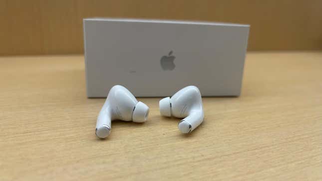 a photo of the serial number on the airpods