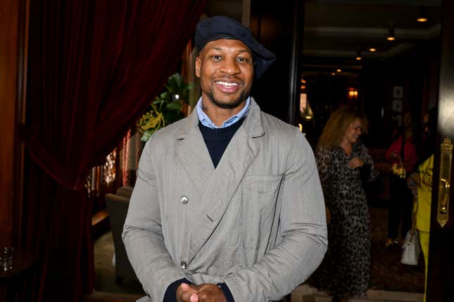 Jonathan Majors at the AAFCA Special Achievement Awards Luncheon held at the Los Angeles Athletic Club on March 3, 2024 in Los Angeles, California.