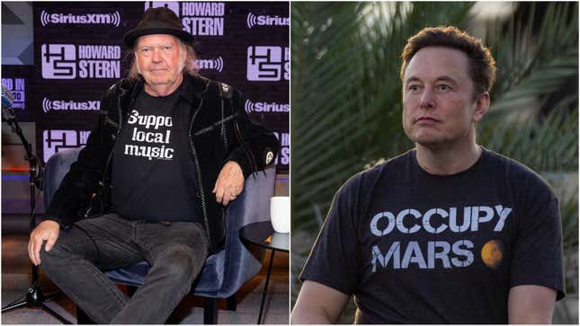 Neil Young, Elon Musk