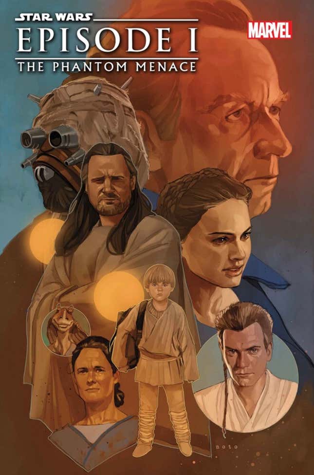 Image for article titled Marvel&#39;s Phantom Menace Comic Gives Anakin a Wild New Look