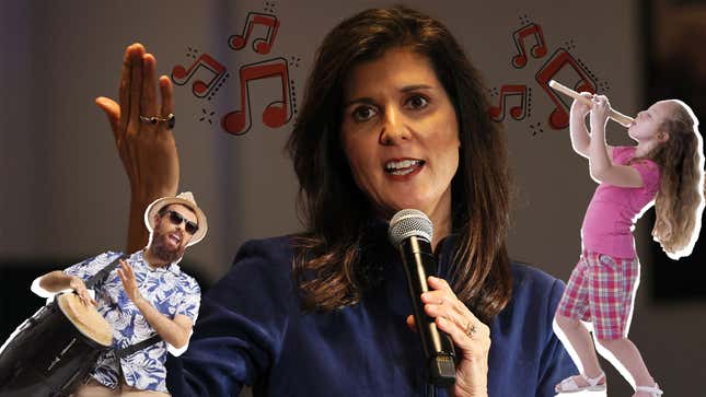 Does Nikki Haley Really 'Love Music?' Jezebel Investigates.