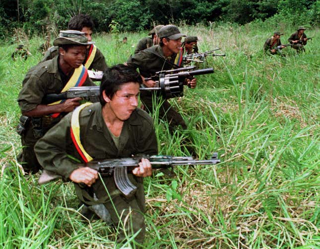 The FARC became more ambitious, and destructive, in the 1990s.
