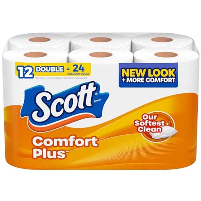 Image for article titled Scott ComfortPlus Toilet Paper, Now 12% Off