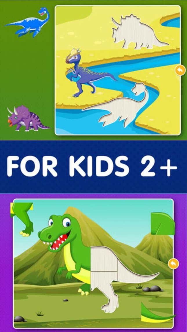 Dinosaur Games: Puzzle for Kids & Toddlers Screenshots and Videos - Kotaku