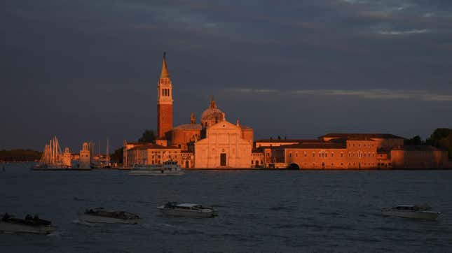 San Giorgio Maggiore island in the Venetian lagoon in 2019.