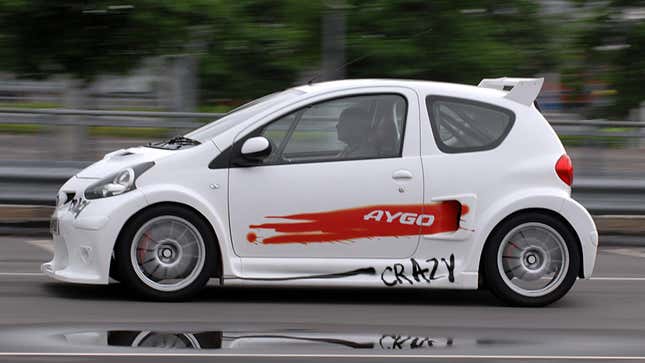 Toyota Aygo Crazy Concept driving side view