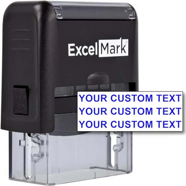 Image for article titled Custom Self-Inking Stamp, Now 55% Off