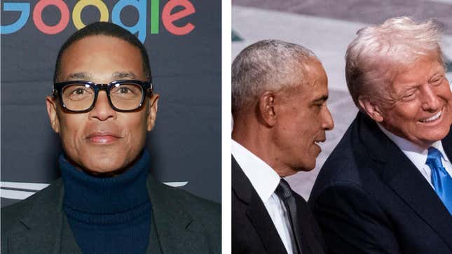 Image de l'article intitulé Don Lemon s’en prend à Obama pour avoir échangé des plaisanteries avec Trump lors des funérailles de Carter