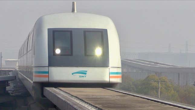 Shanghai Maglev train the fastest train in the world