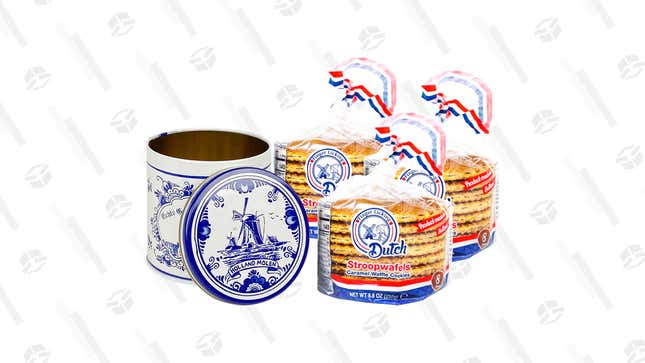 Dutch Windmill Tin Stroopwafels (24-Pack) | $12 | SideDeal