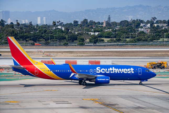  Eine Southwest Airlines Boeing 737-800