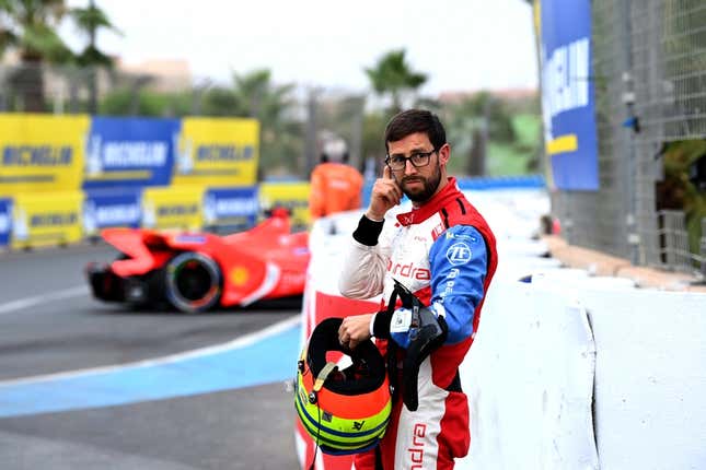 Alexander Sims at the 2022 Marrakesh ePrix.