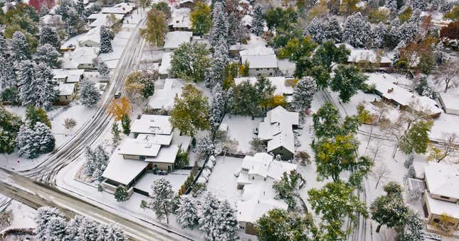 Houses in Denver, Colorado.