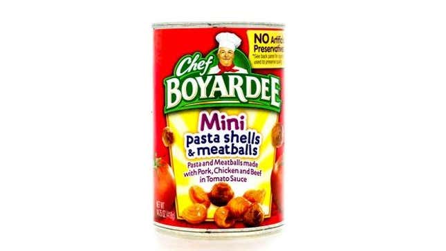 Chef Boyardee Mini Pasta Shells & Meatballs