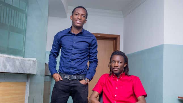 Shola Akinlade and Ezra Olubi, founders of Paystack.