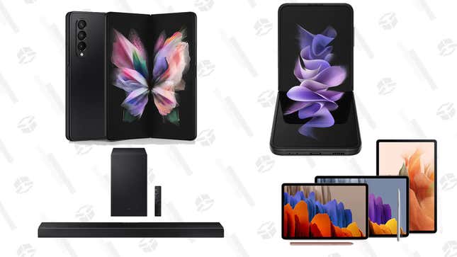 Samsung Galaxy Z Fold3 5G | Samsung
Samsung Galaxy Z Flip3 5G | Samsung
HW Q600A 3.1.2 Soundbar | Samsung
Samsung Galaxy Tab S7 5G | Samsung