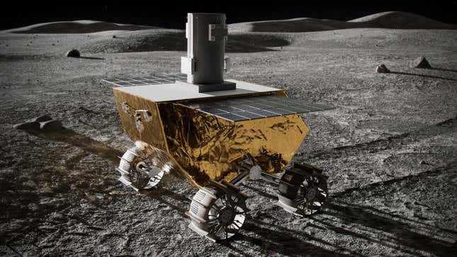 Artistic depiction of the Vertex lunar rover.