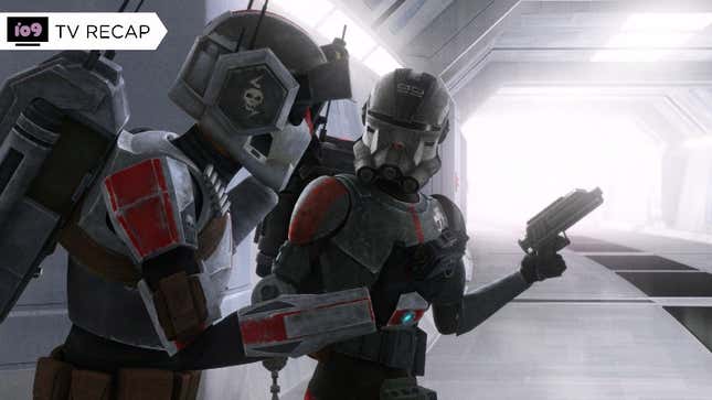 Members of the Bad Batch, Tech and Echo, return to Kamino in part one of the season one finale.