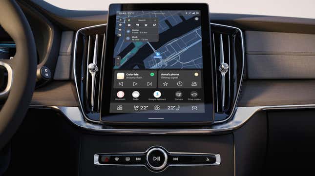 2025 Volvo XC90 infotainment screen