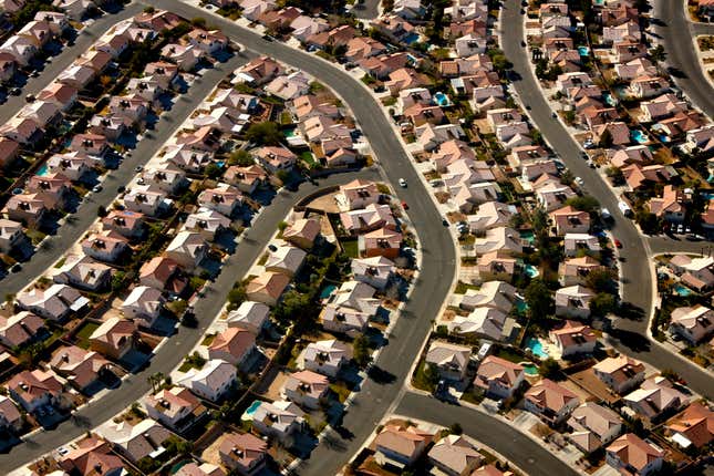 Las Vegas suburbs.