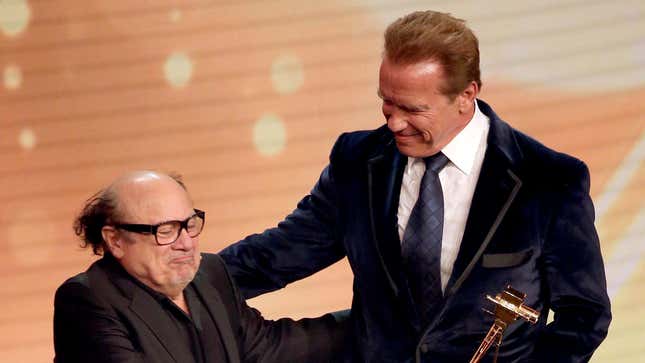 Danny DeVito and Arnold Schwarzenegger