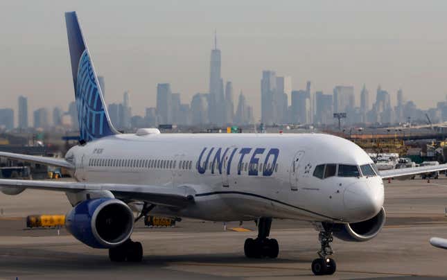 A United Airlines plane