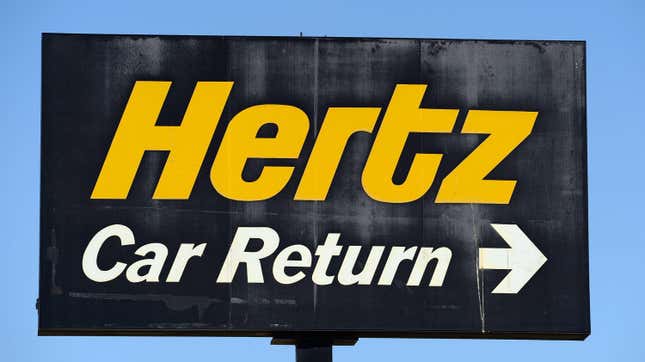 A Hertz sign