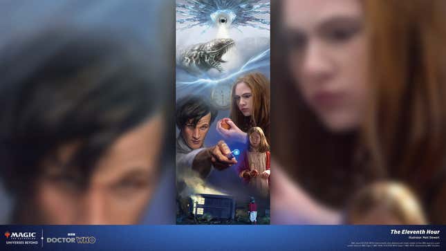 Image for article titled Get a Peek at Magic: The Gathering&#39;s New Doctor Who Set