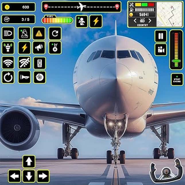 Image for article titled Flight Simulator Airplane Games Aeroplan Flying Airplane Sky Racing Boeing Flight Simulator, Now 20% Off