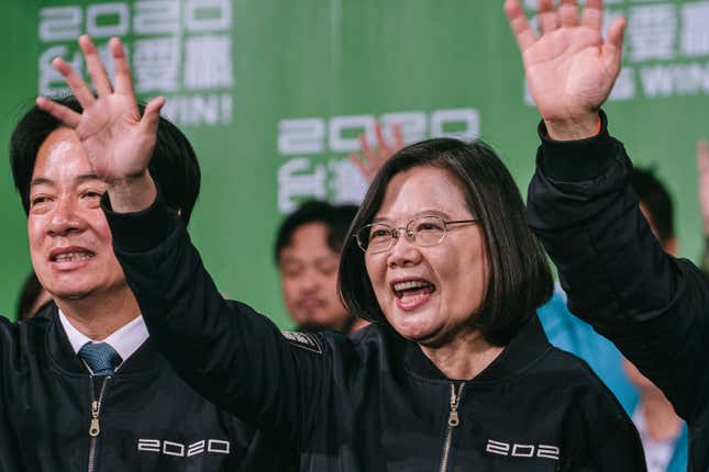 Tsai Ing-wen wins landslide in Taiwan election