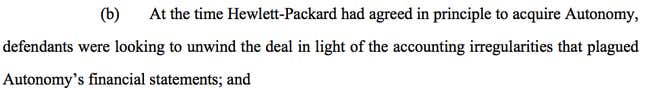 Image for article titled Suit alleges H-P tried to back out of Autonomy deal before it closed