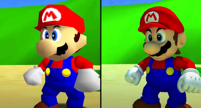 Image for article titled Super Mario 64 On PC Looks Like An Entirely Different Game