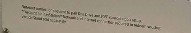 Image for article titled New Slim PS5 Requires Internet Connection to Attach Disc Drive