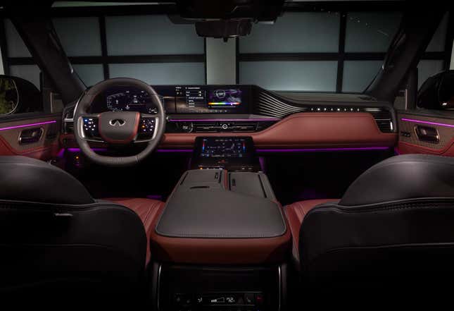 2025 Infiniti QX80 interior