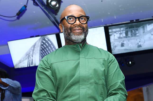 Theaster Gates auf der Bühne bei PRADA MODE LONDON am 2. Oktober 2019 in London, England. 