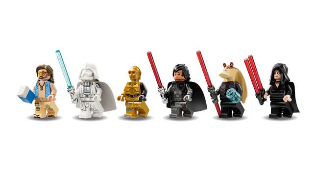 Image for nonfiction  titled Of Course Lego&#39;s New Star Wars Sets Come With Darth Jar Jar