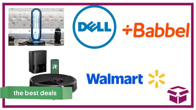 Image for article titled Best Deals of the Day: Dell, Walmart, iRobot, Babbel, Uvlizer & More