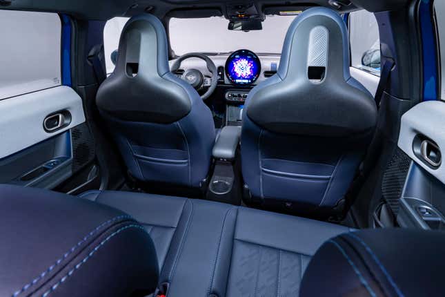 A photo of the interior of the new Mini Cooper S 5 door