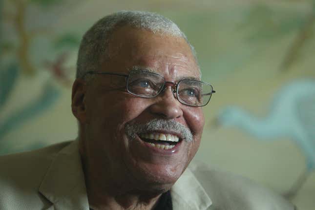 James Earl Jones poses for a photo during a “Driving Miss Daisy” photo call on on January 7, 2013 in Sydney, Australia.