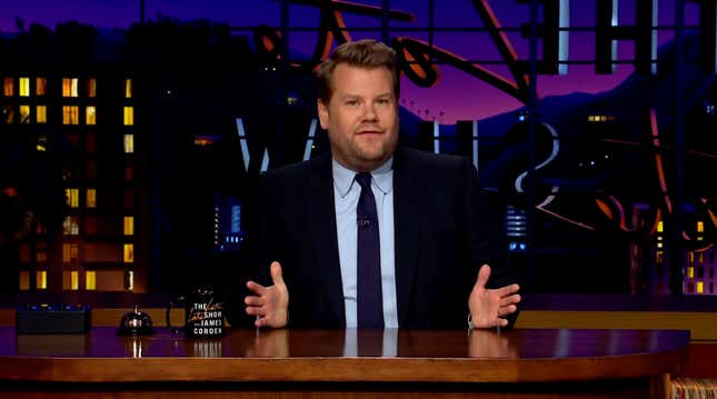 Image for article titled James Corden Is Leaving 'The Late Late Show' Next Year to 'See What Else Might Be Out There'