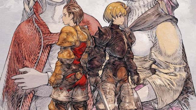 Delita and Ramza appear in new Tactics art.