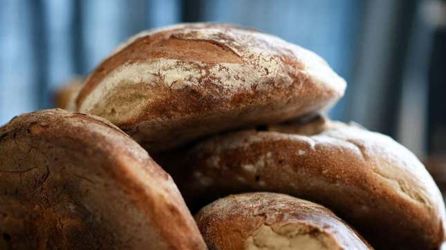 Basket of fresh bread